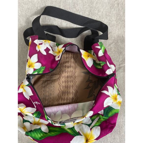 Local Design Hawaiian Tropical Floral Print Tote Bag - Picture 6 of 9